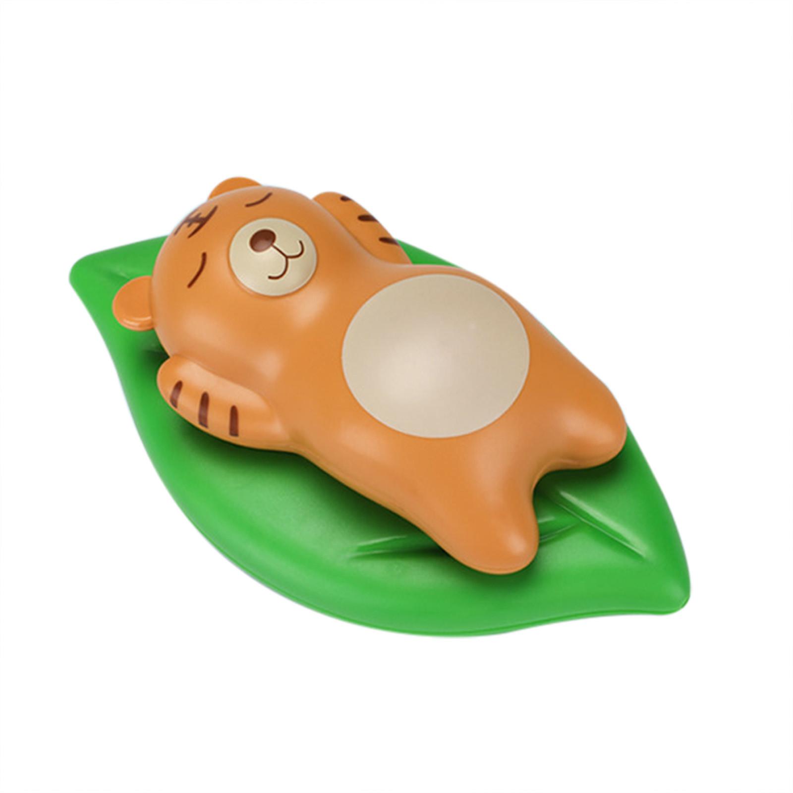 Дети Лето Пляж Ванна Вода Медвежонок Игрушки Заводной Водяное колесо Плавание жёлтый — фото 3