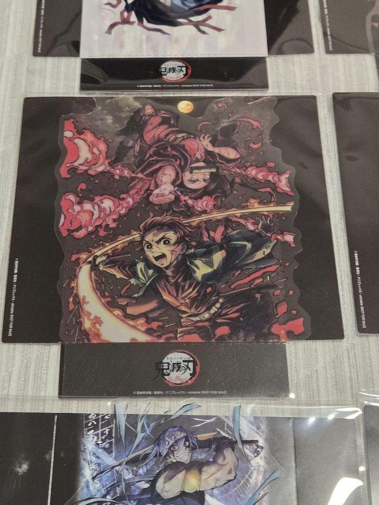 [USED] Demon Slayer Theater admission bonus "Key Visual Clear Stand" complete set of all 12 types