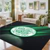 Celtic FC Design Crystal Velvet Rug Soft Decorative Mat for Bedroom Entrance