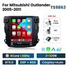Mitsubishi Outlander Vertical Screen Android Navigation System