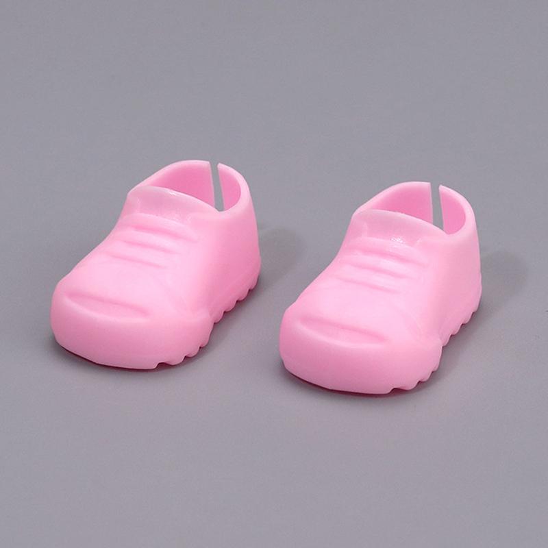 15/17cm Boty pro panenky Plastové mini boty pro panenky Mini prstové boty Oděvní doplněk pro 6,9palcové panenky Slepá krabička panenka