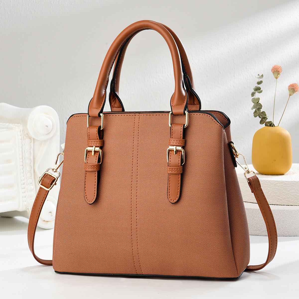 

Latest Patchwork Trendy Style Macaron Handbag Top Look Horizontal Bucket Bag Large Capacity Multi-layer Shoulder Bag Women s Bag .