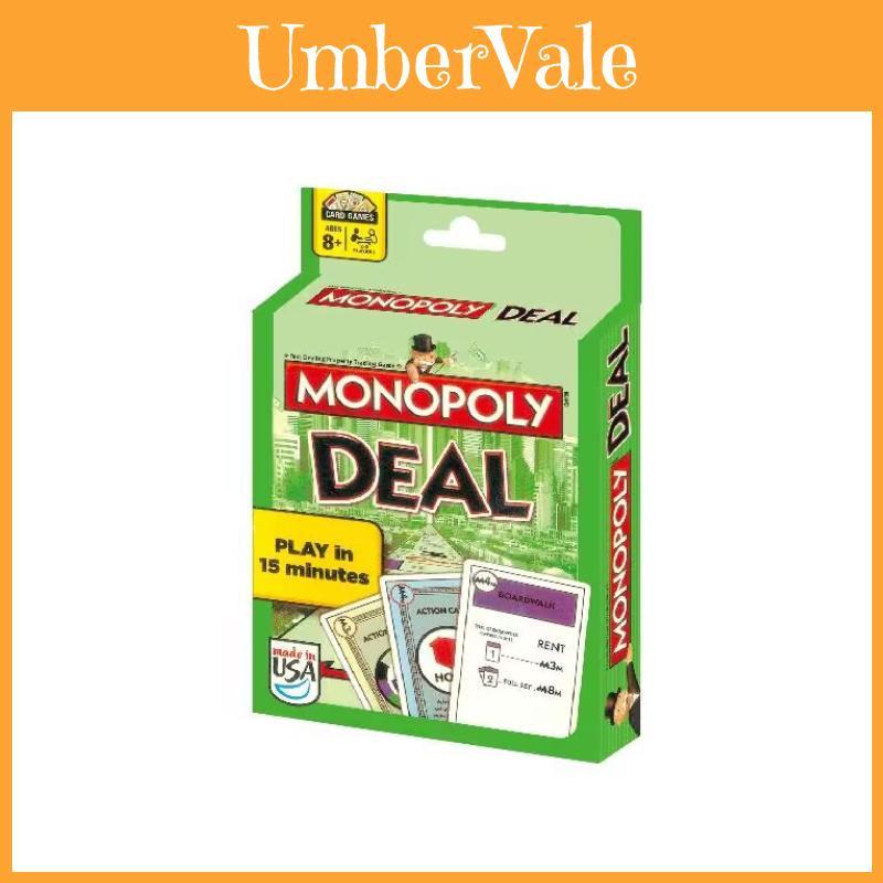 Monopoly Deal Card Game For Thrilling Quick Strategies And Family Fun