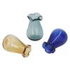 3pcs Dollhouse Glass Vase DIY Simulated Miniature Vase Dollhouse Landscape Decoration Accessories Type B