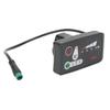 LED-Power-Display-Panel für Elektrofahrrad, Modifikations-Display-Meter mit wasserdichtem 5-Pin-Stecker für 22,2 mm