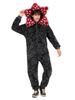 Stranger Things Man-Eating Plant Hooded Cosplay Pajamas for Men - Coral Fleece Plush Halloween Costume