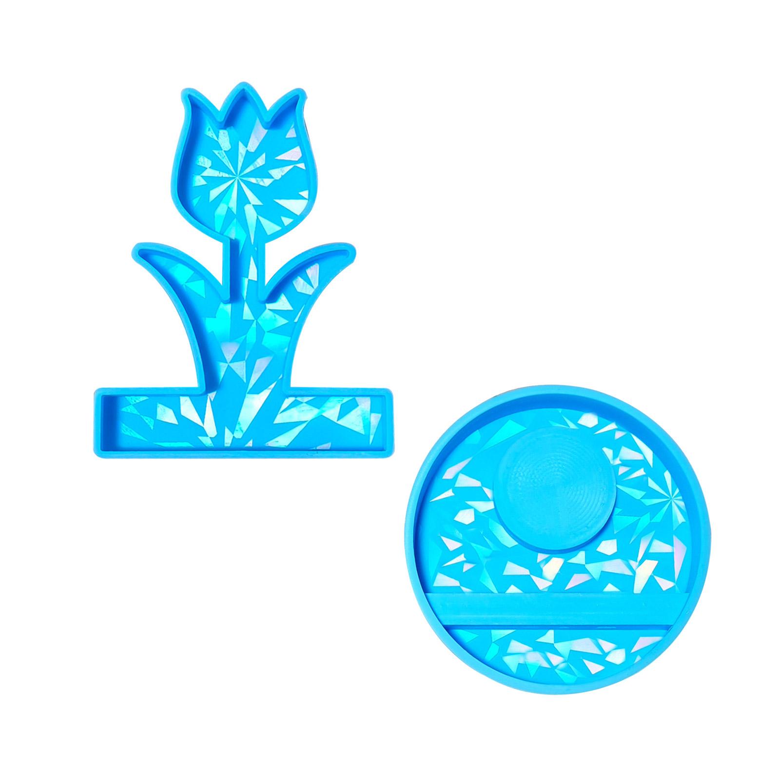 

Beautiful Candle Ornaments Making Mold Unique Candlesticks Inserts Resin Moulds for Craft Enthusiasts and Gift Making 2