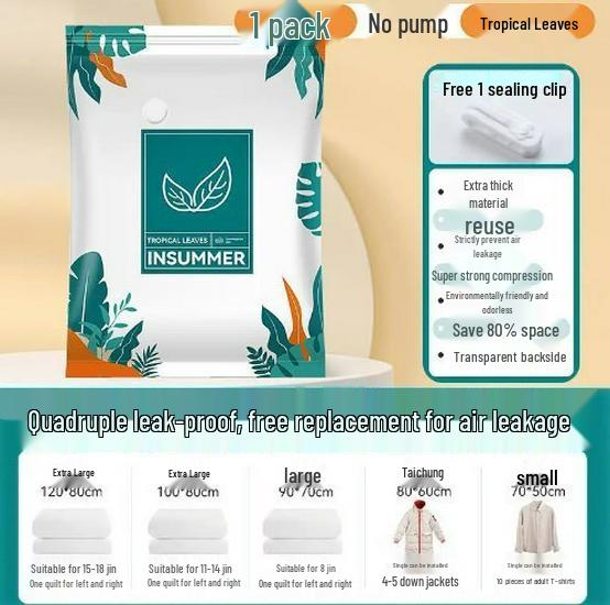 Anti-Mold Vacuum Compression Storage Bag for Clothes and Quilts