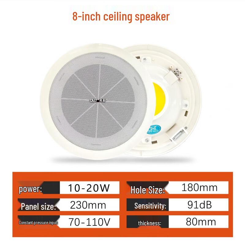 SAST TH1-8 50W Ceiling Speaker (CN Version)