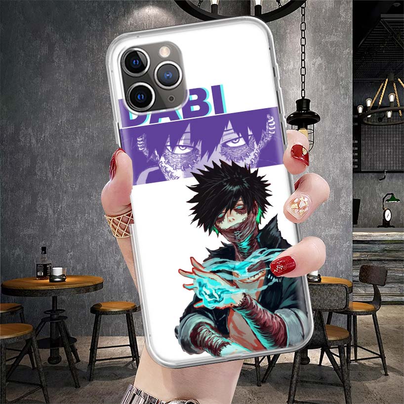 My Hero MHA Dabi Bnha Soft Phone Case For IPhone 11 17 Air 16E 16 Pro Max 15 + 14 Plus 13 Mini 12 Apple 7 SE 8 Fundas Coque 11 1