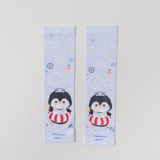 Kids Sun Protection Sleeves, Cute Animal Car Print Arm Sleeves with Thumb Holes, Breathable UV Protection Cooling Sleeves for Boys Girls
