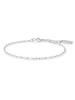 Silver Textured Chain 925 Silver Bracelet B073-02H