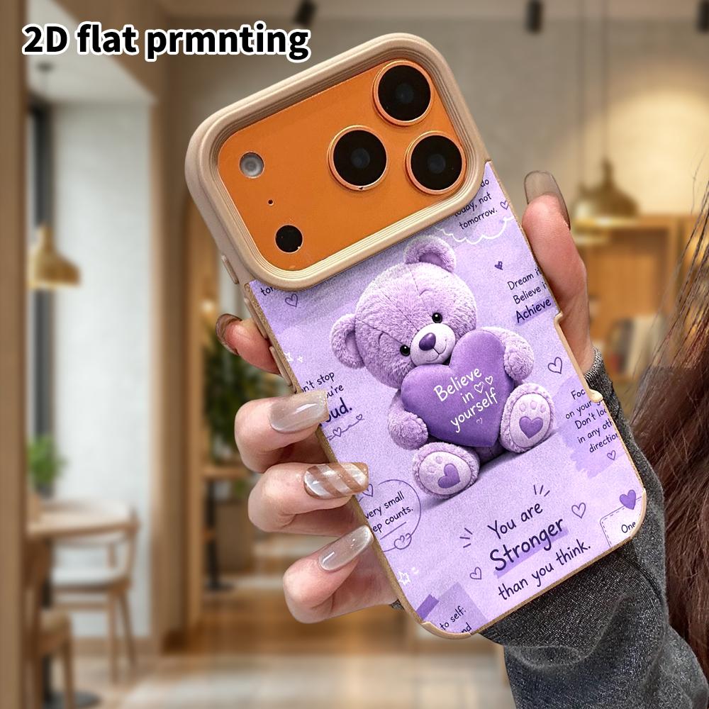 Phone case: Lambskin 2D Flat Samsung Galaxy A34 A35 M05 M06 S20 S22 S21 FE Plus 5G protective case, light purple background, Christmas and Halloween g