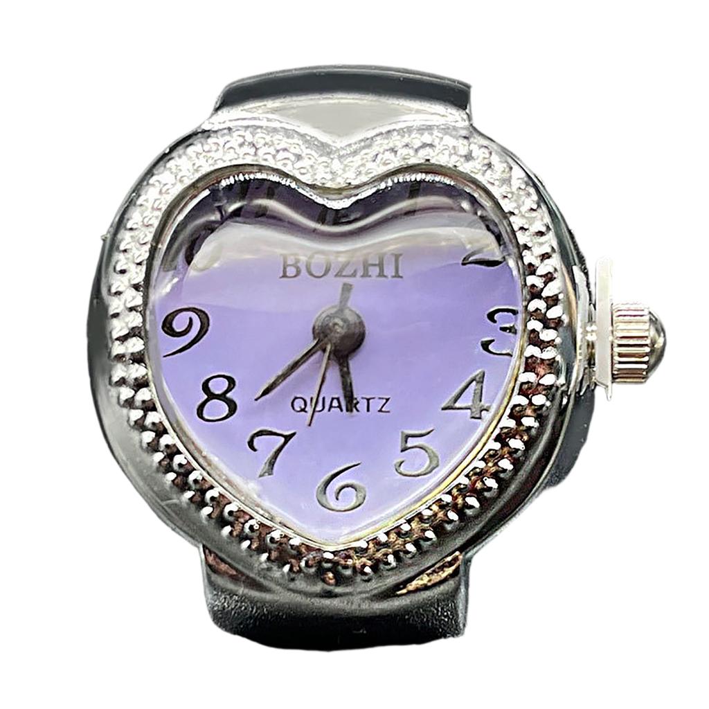 Ring Watch Fashion Square Ring Shape Watch Personality Creative Retro Style Ring Electronic Watch