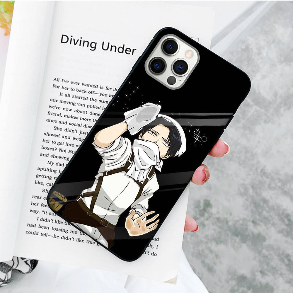 JW65 Rivaille Attack On Titans Soft Case for Samsung Note 20 Lite S24 Ultra S23 A03 A05 A06 A11 A71 A15 A16 A13 A24 A25 A33 A52 A53 A50 M55 M35 Plus