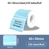 50x50 Laser Transparent Thermal Adhesive Label Roll Compatible for Phomemo M110 M200 M120 M220 E210 P50 DETONG P1 Label Printer