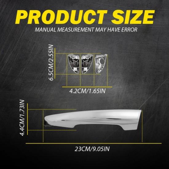 For 2015- Hyundai Sonata Exterior Door Handle Front Rear Driver Passenger