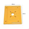 Aluminum Router Table Insert Plate Guide Sliding Brackets 20cm X 24cm/7.87" 9.45" Trimmer Tool for