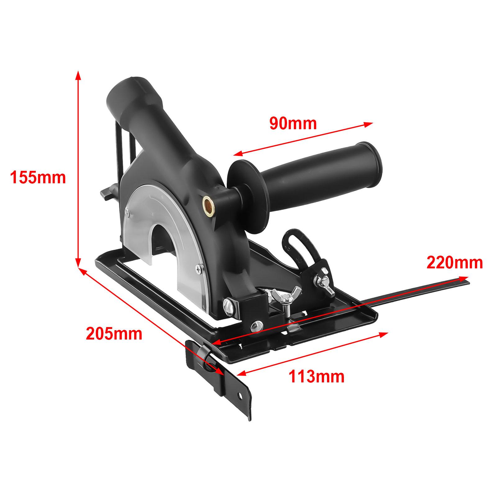 

4pcs Angle Grinder Bracket With Wrench Dust Pipe Dust Collection Bag Set 90mm For 100~125mm Angle Grinder Power Tools Workshop China Mainland