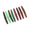 16pcs Soft Lure TPR Bite Resistant Hidden Hook Tip Built In Ringing Bead Soft Stick Baits Worms for