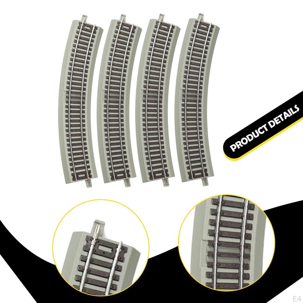 4 Pieces HO Scale Track DIY Architecture Multifunctional Railroad Model Railway Accessory for