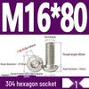 ISO7380 Stainless Steel Hex Drive Dome Head Screws - M2 to M16