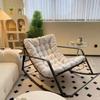 Rocking Chair Lazy Sofa Home Balcony Leisure Double Rocking Chair Outdoor Patio Sleepable or Lying Garden Modern Lounge Chairs