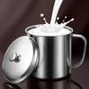 New 350-1250ml Mug Handle Design With Lid Tea Cup 304 Stainless Steel Drinkware Camping