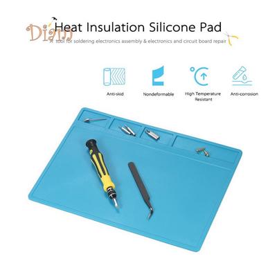 Soldering Mat Solder Station Insulation Pad Platform Silicone Heat Resistant BGA