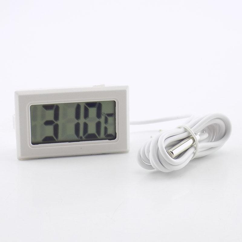 

Водный термометр электронный термометр температура воды водонепроницаемый цифровой ЖК-дисплей для аквариума холодильник белый