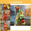 Cartoon Fruit Adorable Dragon Keychain Colorful Silicone Pendant Creative Car Charm Unique Bag Accessory Perfect New Year Gift