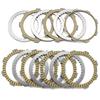 Complete Clutch Disc Kit Friction & Steel Plates For Honda CB250 CBR250 MC19 MC22 VT250 VTR250 Repair Part 22201‑166‑000 KE7‑000