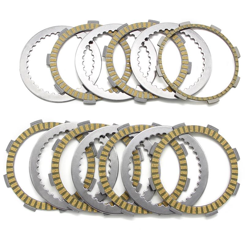 Complete Clutch Disc Kit Friction & Steel Plates For Honda CB250 CBR250 MC19 MC22 VT250 VTR250 Repair Part 22201‑166‑000 KE7‑000