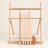 Weaving Loom with Tools Freestanding for Fiber Artists, Craft Hobbyists,