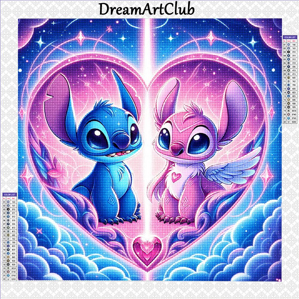 Diamond Painting Lilo & Stitch Diamond Embroidery Rhinestone of Picture Mosaic Art Cross Stitch Kits Home Decor