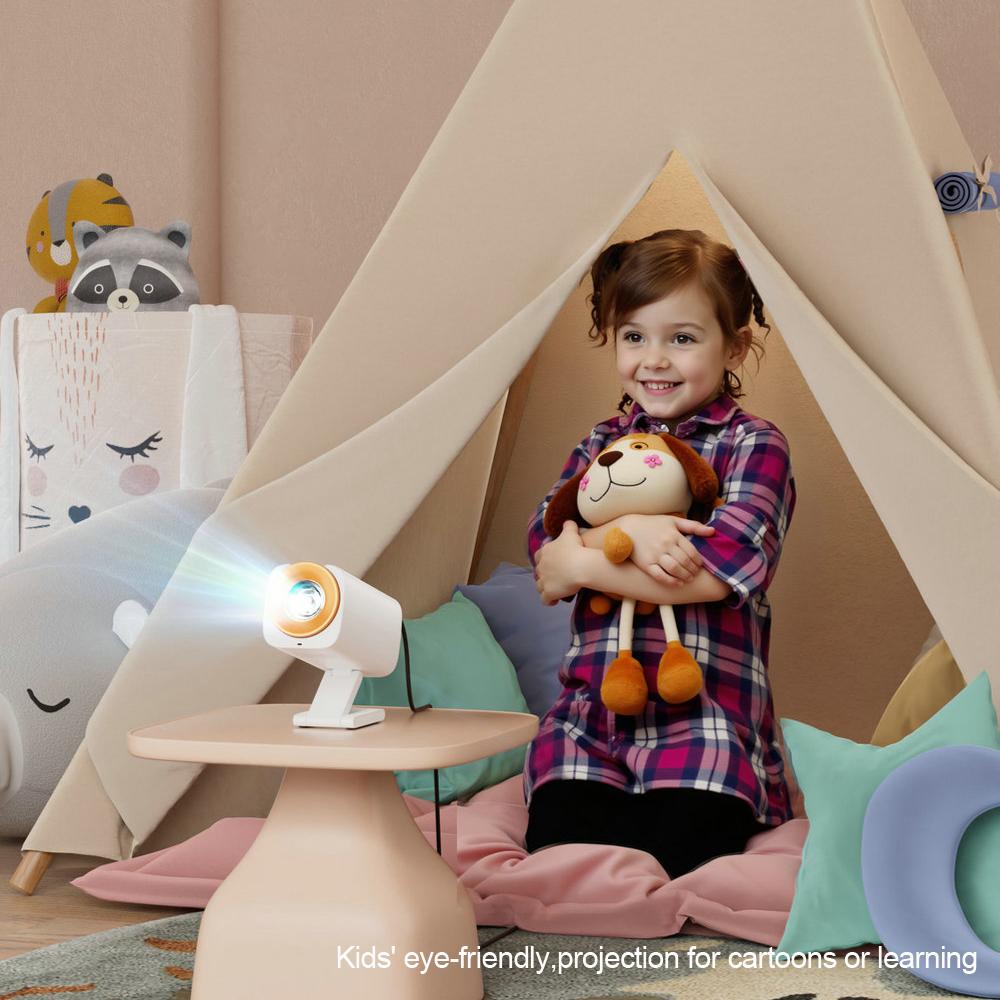 New Arrival Vivicine Y1S Pro Portable HD Android 12 WIFI LED Home Theater Movie Game Projector