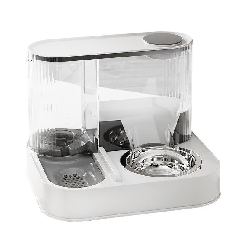 LISM 2-in-1 Large Capacity Pet Feeder and Water Dispenser