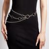 Fashion Double Metal Trouser Chain Hip Hop Belt Cool Accessories Waist Chain