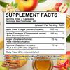 Apple cider vinegar, ginger root powder, 120 Vegetable Capsules Dietary Supplement