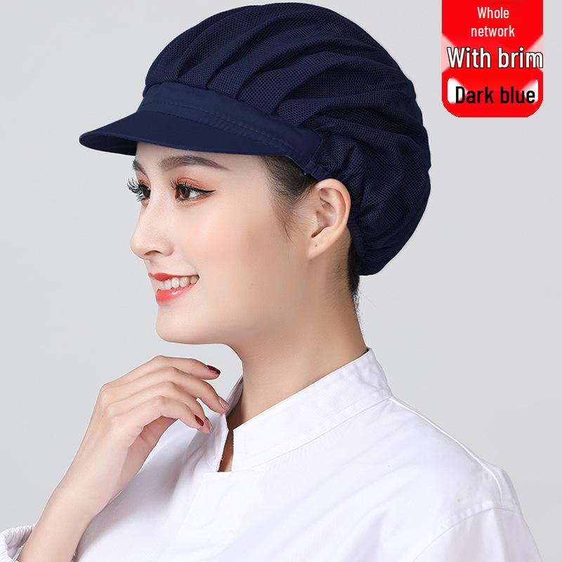 Dustproof Breathable Chef/Waiter Hat - Unisex Sanitary Kitchen Catering Hat