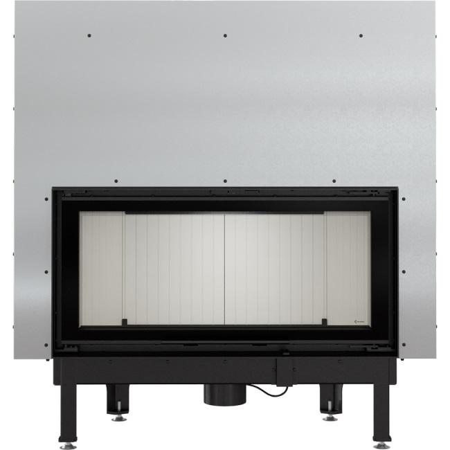 Steel fireplace KRATKI NADIA 14 kW Ø 200 Lift-up self closing door