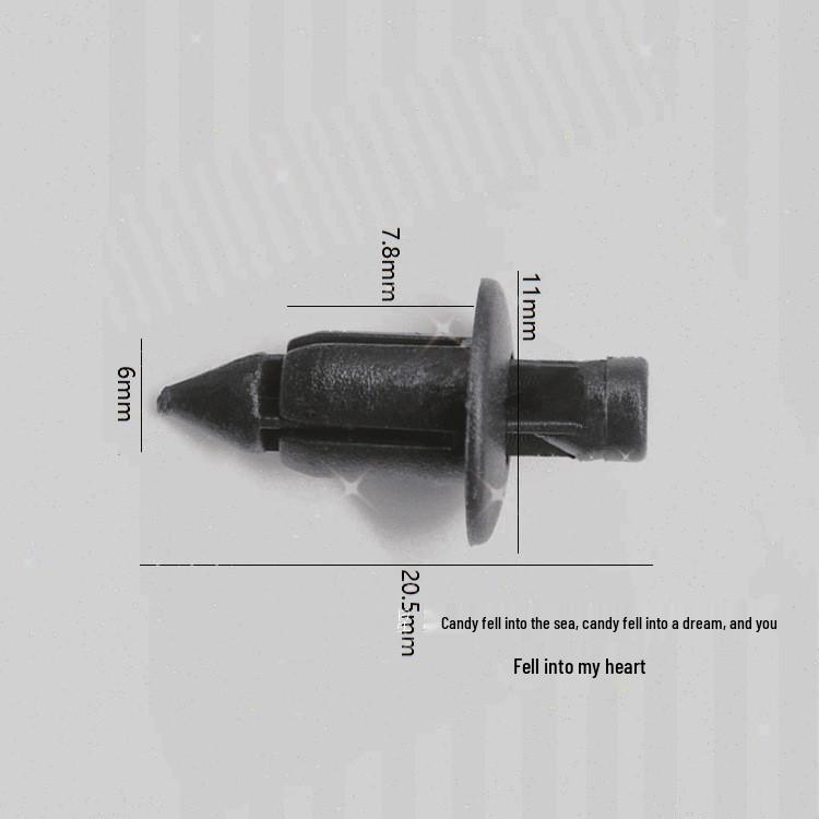 Lichi GW250 Expansion Pin Buckle GSX250R-A Decorative Rubber Plug Cover Screw Cap
