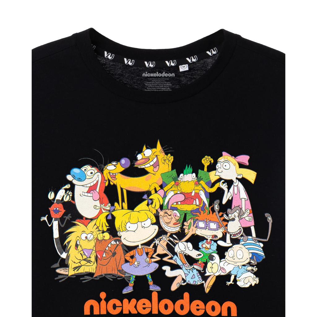 NICKELODEON Unisex Adult Classic Group Short-Sleeved T-Shirt