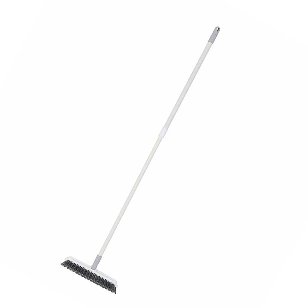 Scrub Cleaning Brush Deep Cleaning Extendable Floor Brush Scrubber for Bathtub Shower Bathroom Gray