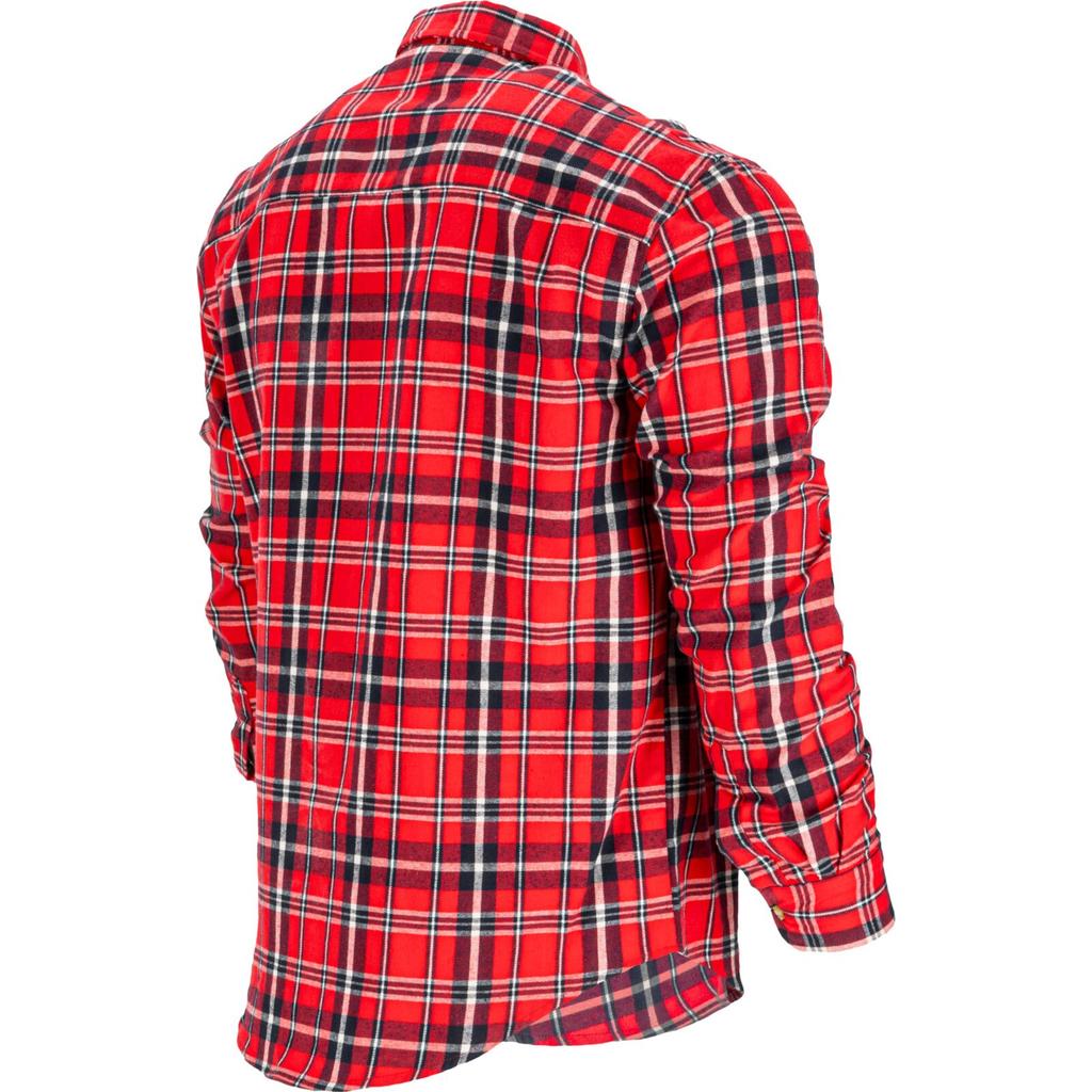 Flannel Shirt Red-Navy, 170G/M2, "", Ce, Lahti