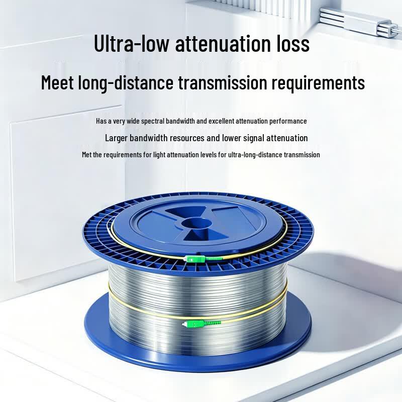 LIJIA G652D Bare Fiber Optic Cable with SC/APC Connectors