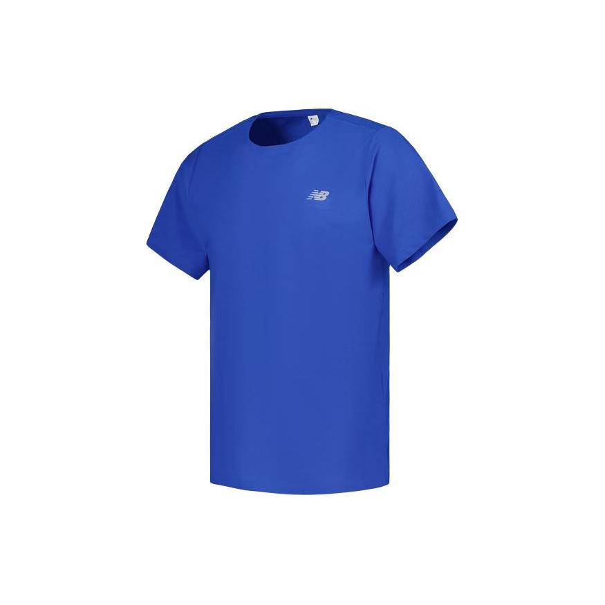 New Balance Running T Shirt Men s Blue MT41281-BUL S