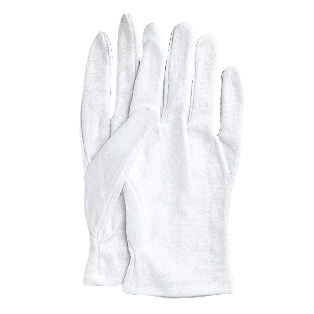 

Otafuku Glove Miklobe Sewn Gloves Normal No LL [100% Cotton, Cuffs, Gusset] #4100 [10 Pairs] белый