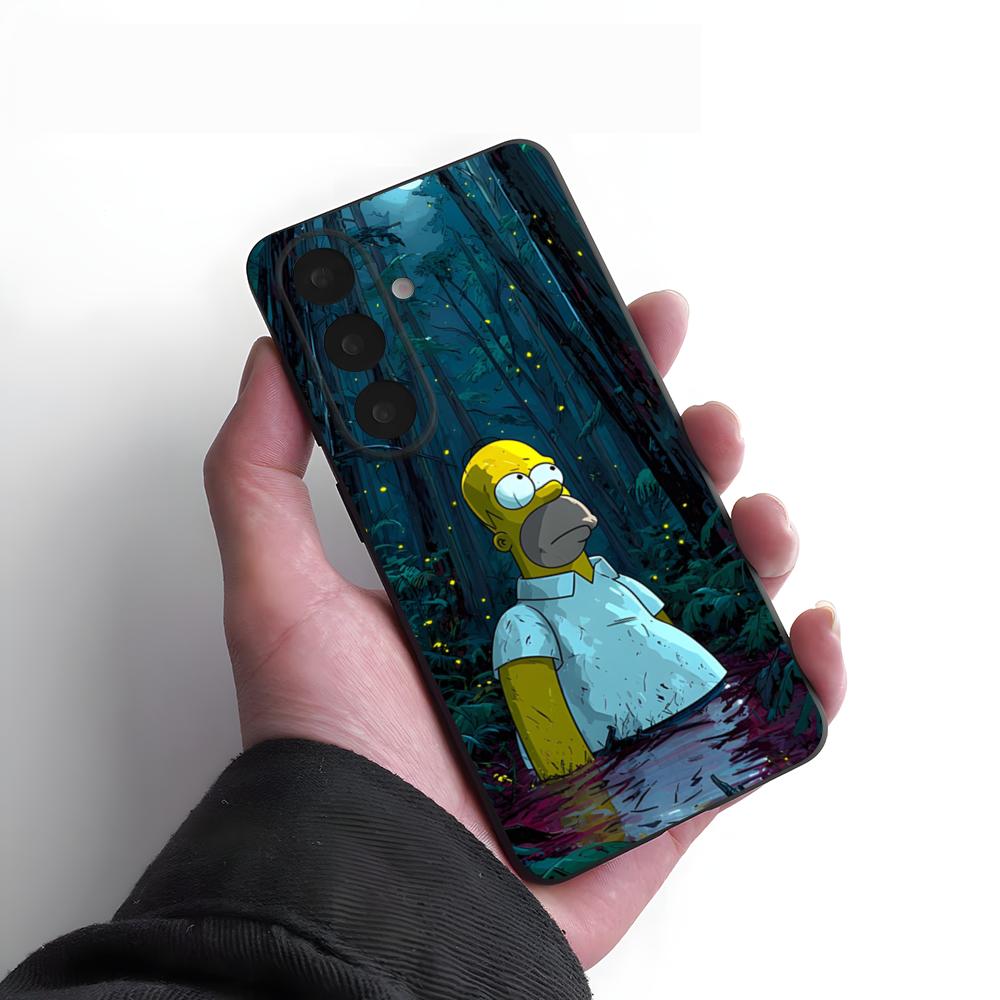 The Simpsons Phone Case For Samsung S26 S25 Plus S20 S20 Plus S22 Ultra S23 FE S21 Plus S21 Ultra Soft Cover
