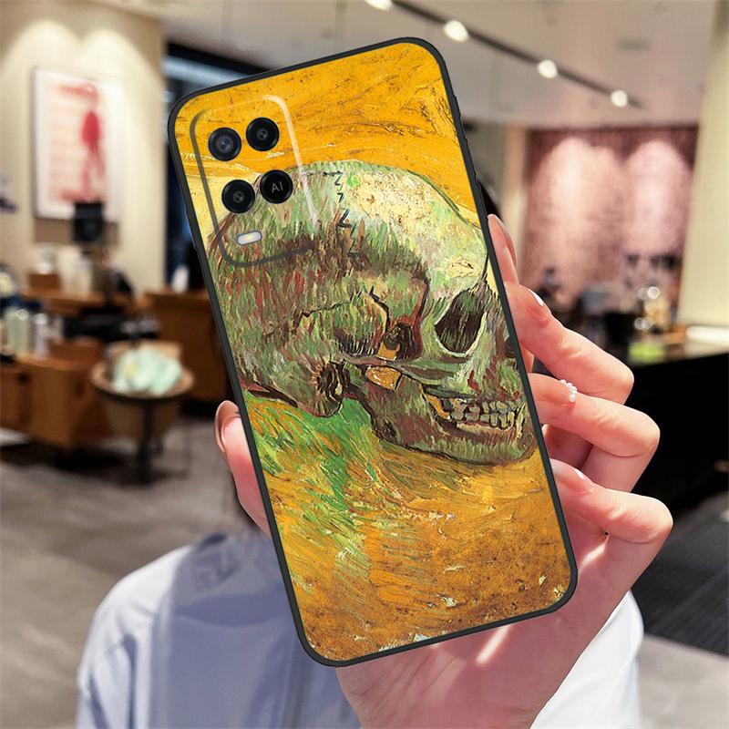 Van Gogh Oil Painting Case For Oppo A94 A54 A40 A60 A80 A98 A78 A18 A38 A58 A16 A76 A96 A17 A77 A74 A57S A15 Cover